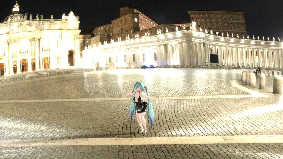 【MMDステージ】StPetersSquareNight_8K