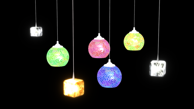 ペンダントライト　２種