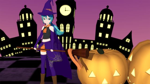 八十八式ミク_魔女コスチューム