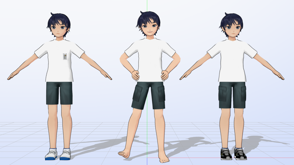 オリジナル少年モデル「月見里遼人（やまなしはると）」v1_2