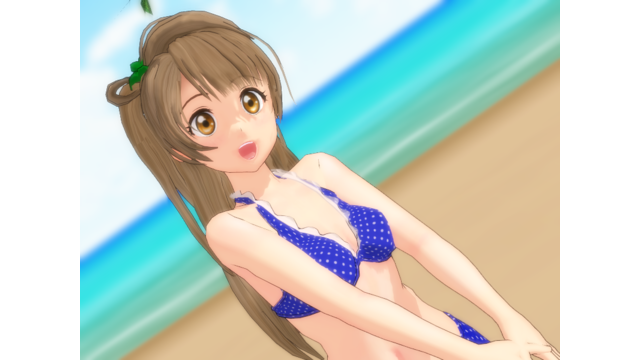 電撃マガジン水着　南ことり