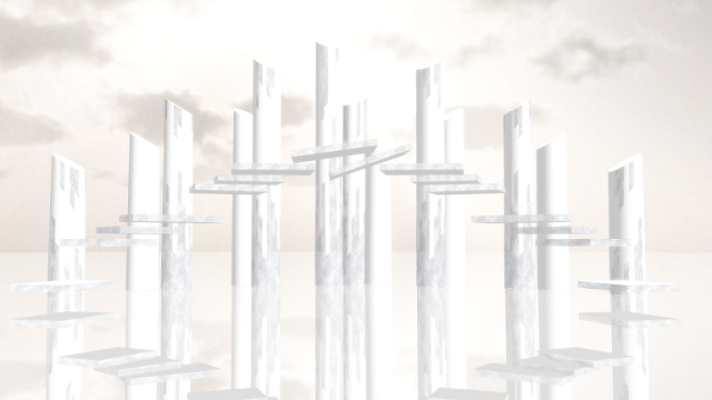 エデン動画につかった石柱ステージ