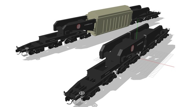 ｼｷ800型大物貨車