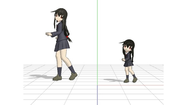 (改変モデル)初霜とＳＤぽい初霜Ver0.85