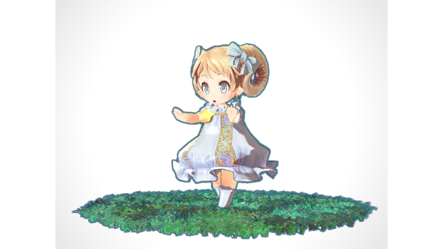 モーション：走って転ぶメルフィさん