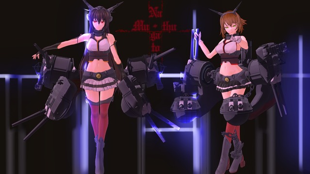 MMD艦これ 陸奥 Ver2.0 - BowlRoll