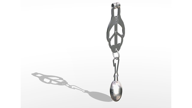 ニプルクランプ 物理演算モデル