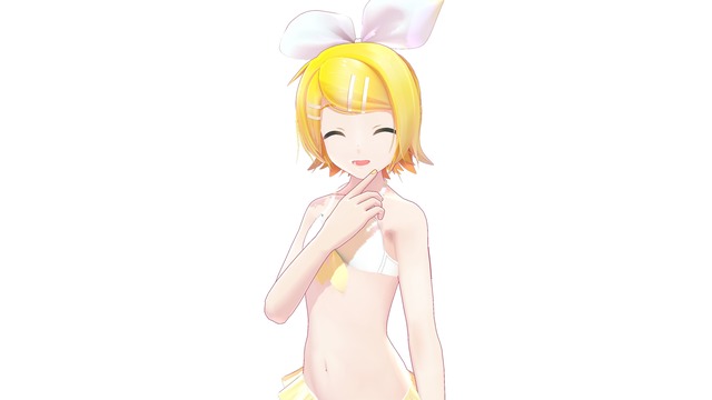 YYB式鏡音リン水着デフォ髪ver1.00