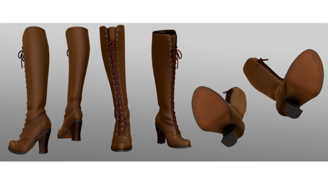 編み上げブーツ