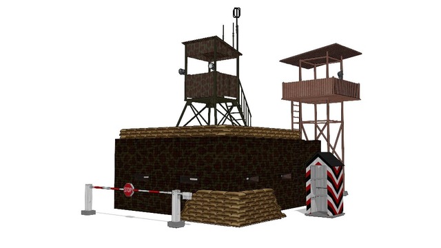 検問・監視塔セット