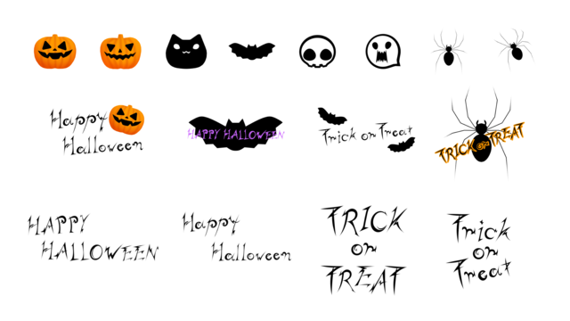 ハロウィンタトゥーシールver1.2