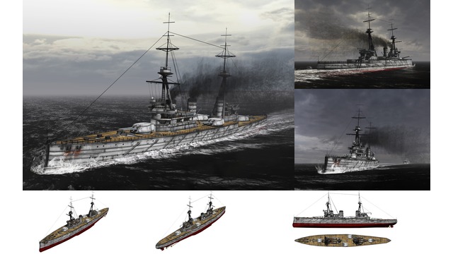 MMD用モブ巡洋戦艦1908セット