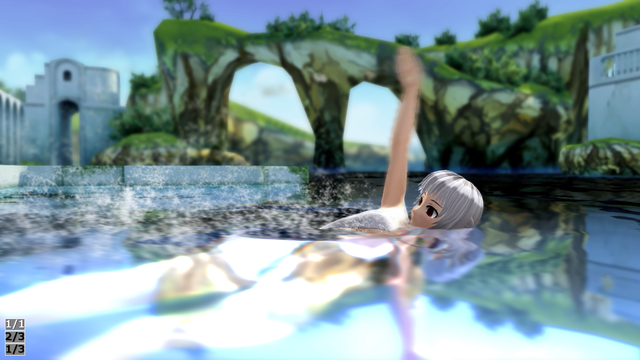 クロールと背泳ぎのモーション