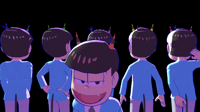 デビ松さんツノアクセ