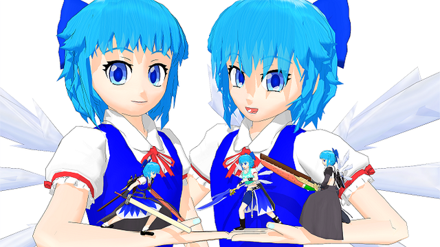 チルノとコスプレチルノ達