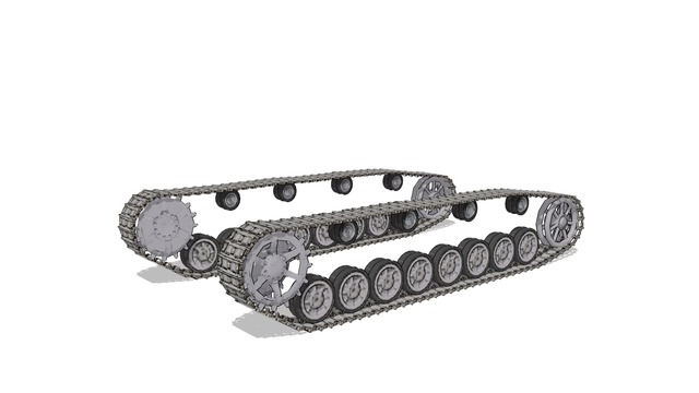 Ⅳ号戦車　履帯テストモデル