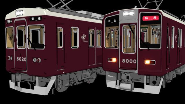 阪急電車用前照灯LED化改造キット