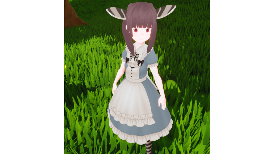 東北きりたん_ワンピース_MMDモデル