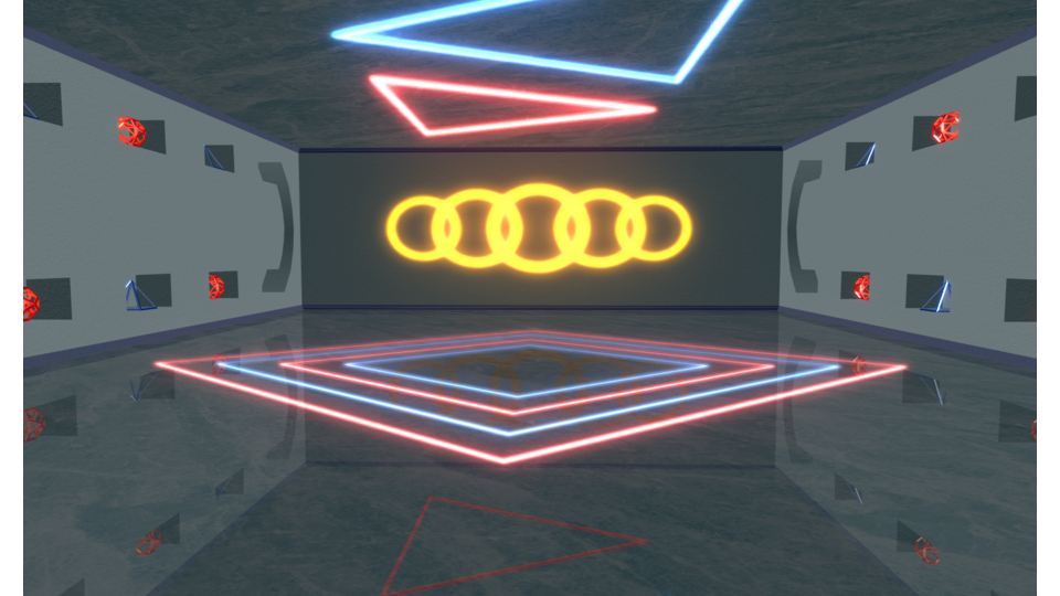 [MMD]Stage Hall of five rings.