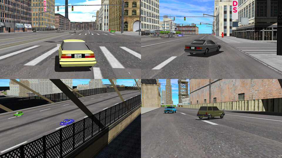 モブハッタンでモブ自動車をたくさん走らせる