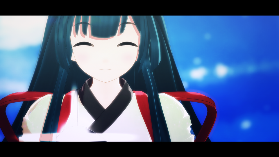 東北ずん子 あの夏のいつかは MMD静画