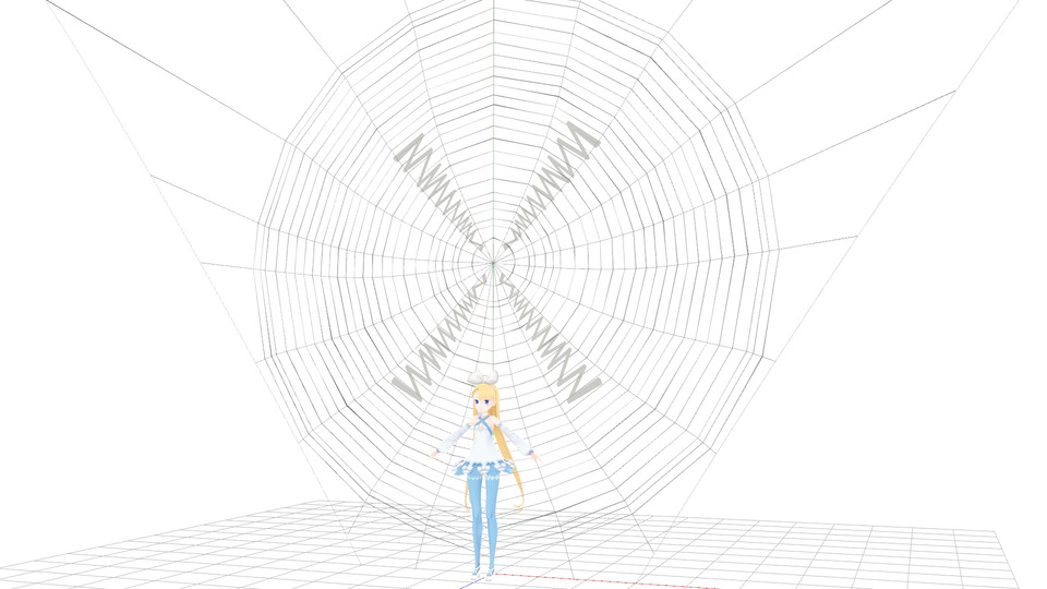 蜘蛛の巣MMDモデル