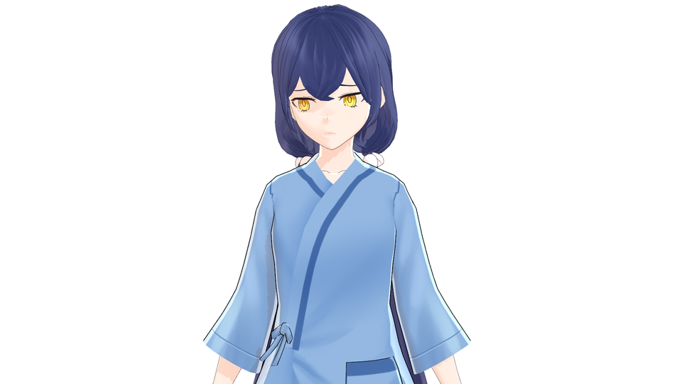 [Model]VRoid式御島エリカ（入院着ver）