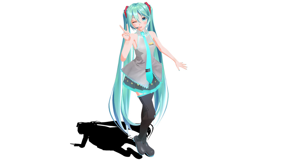 【MMD】見上げピース