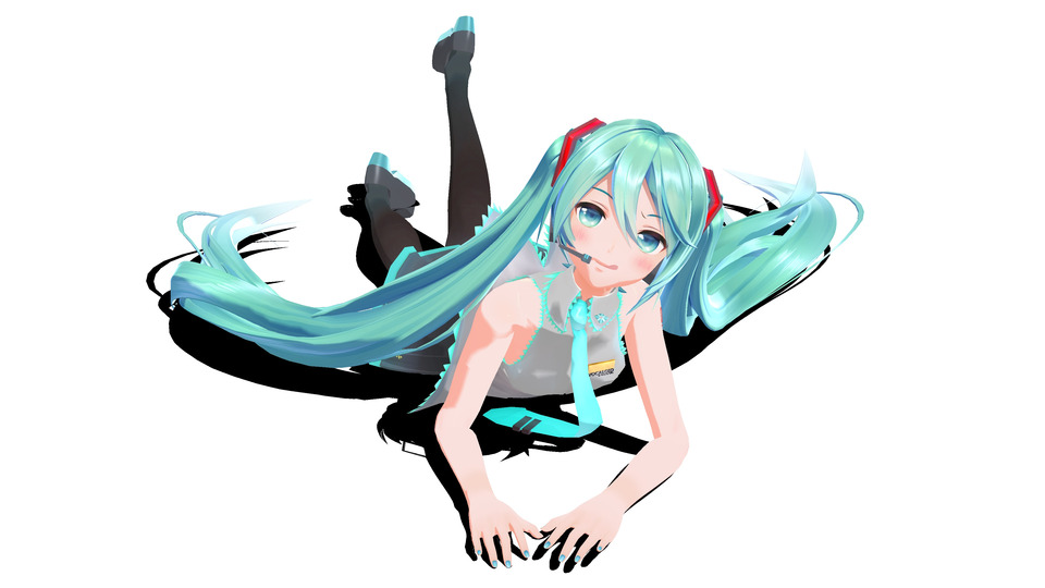 【MMD】うつ伏せ寝そべり見上げ（斑鳩）
