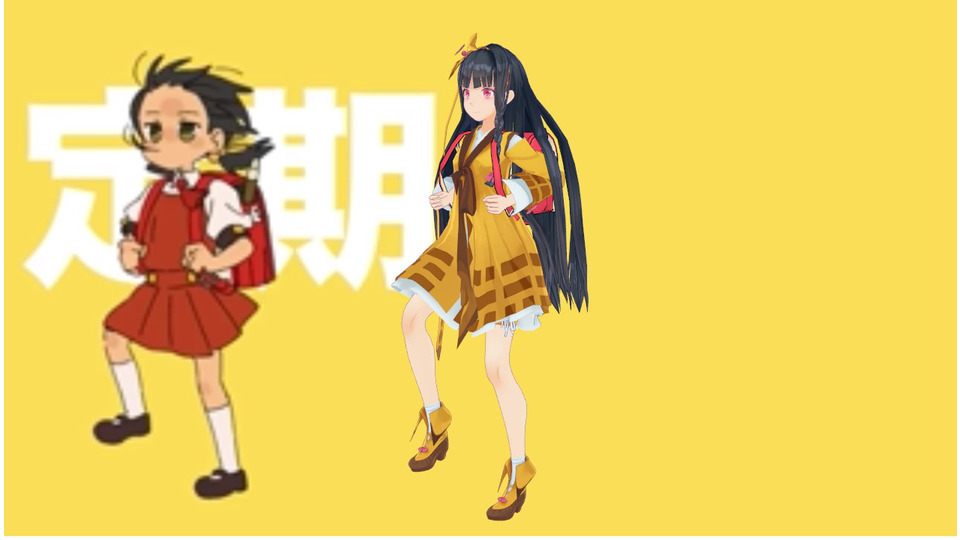 [motion]強風オールバック