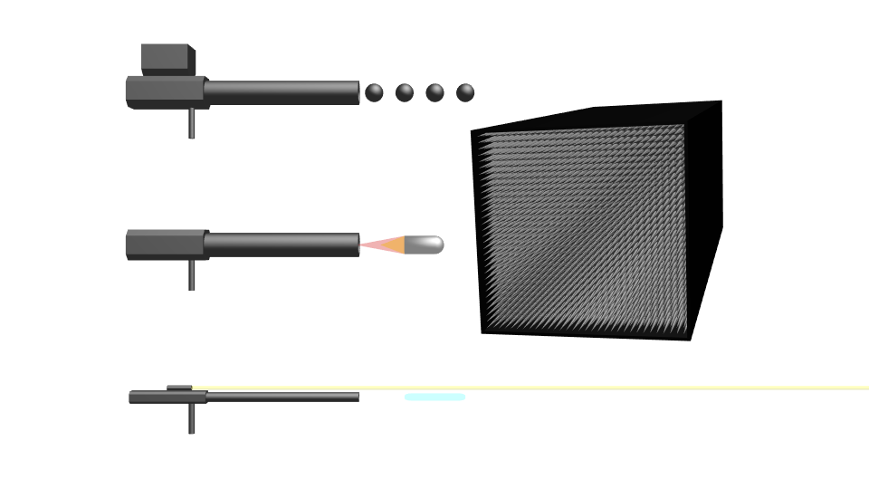 人型メカの鉄砲／とげとげ砲