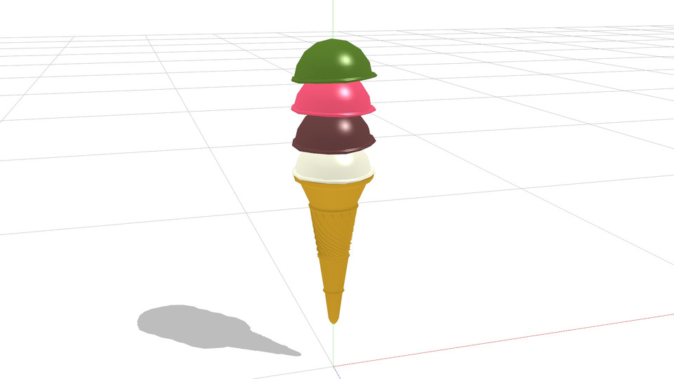 アイスクリームMMDモデル