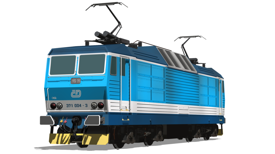 チェコ国鉄Class371電気機関車