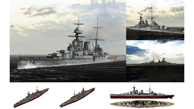 MMD用モブ巡洋戦艦1920セット