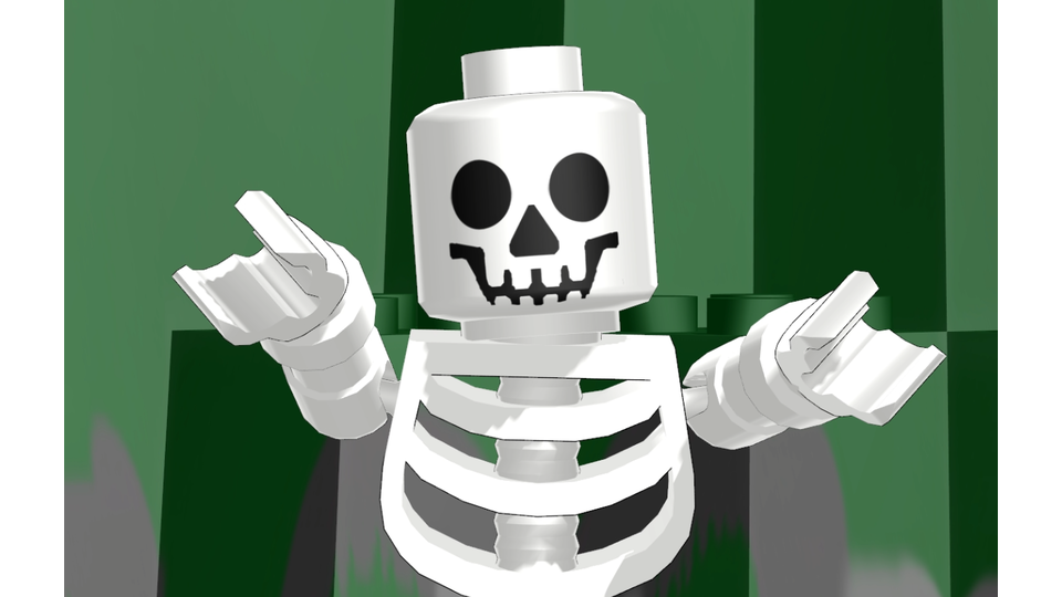 セゼル式レゴ風ガイコツ