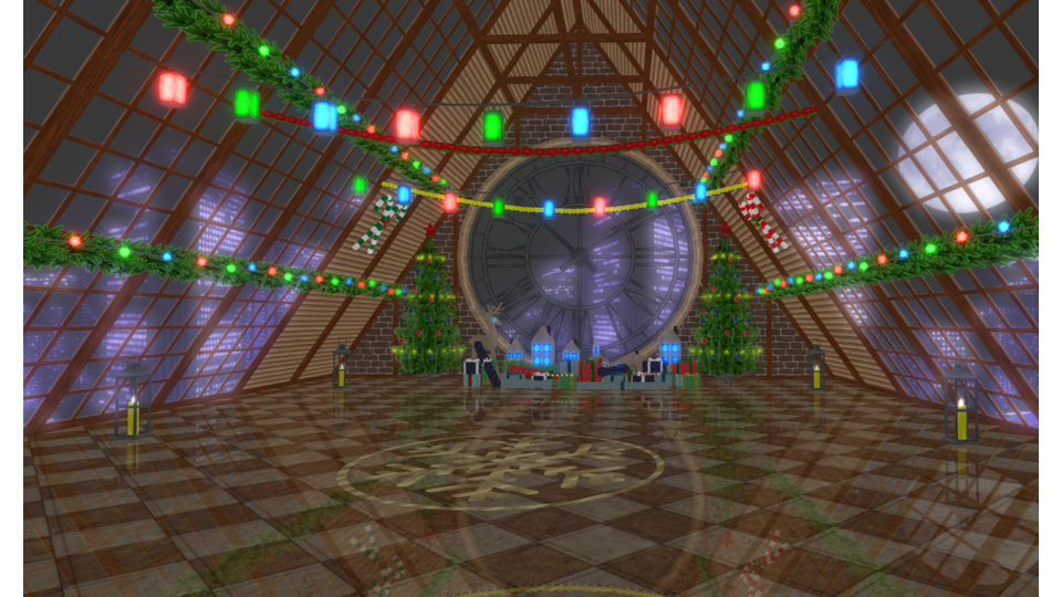 [MMD]Stage Christmas Hall.