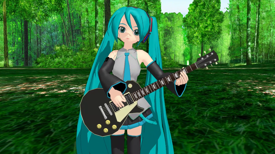 MMD 配布用ギター演奏モーション