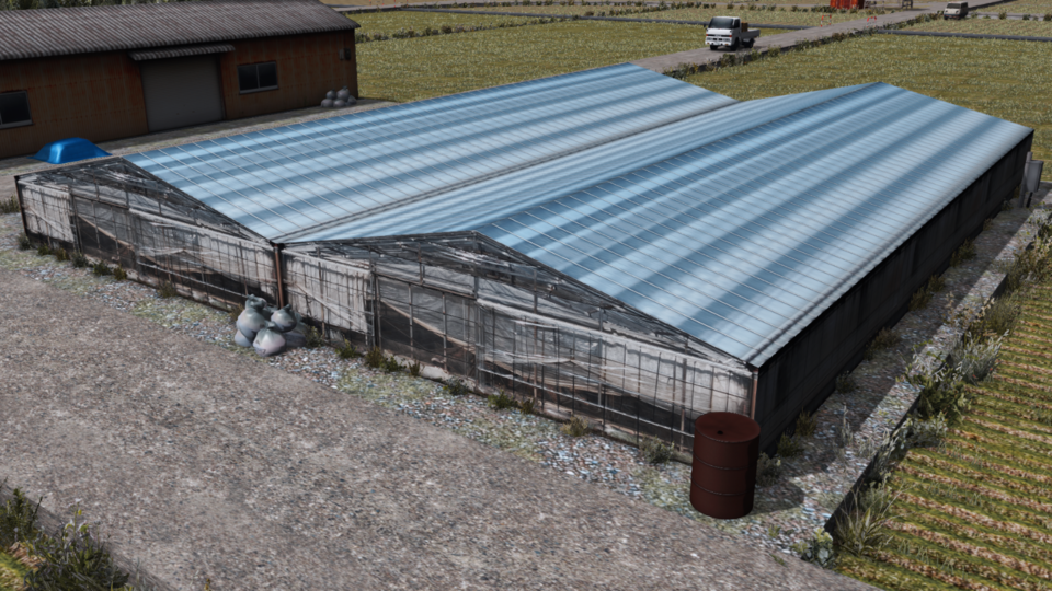 [田畑]ビニールハウス01