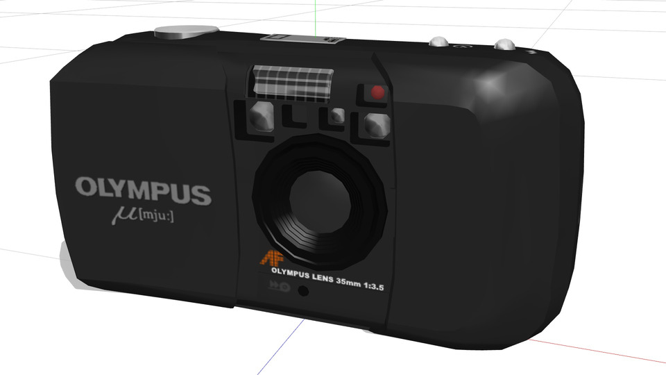 完動品　初代　OLYMPUS μ [mju:] 35mm 2.8 人気モデル】OLYMPUS 初代 オリンパス μ AF 35mm 1:3.5 完動品