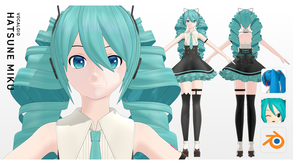 MMDモデル：NNC式初音ミク