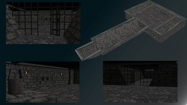 地下の牢獄ステージ