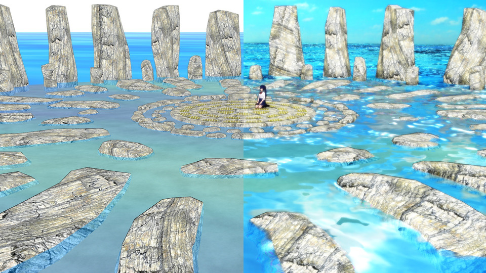 ストーンサークルの島