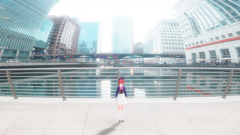 【MMDステージ】CanaryWharf_8K