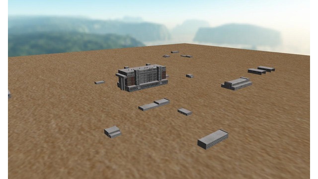 某国　宇宙基地　跡地