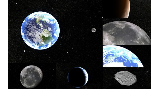 MMD用モブ地球圏ステージ