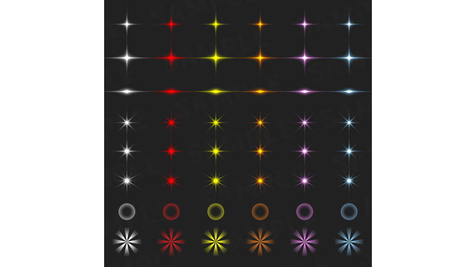 【無料/透過png/YMM4】超キラキラさせる素材440種