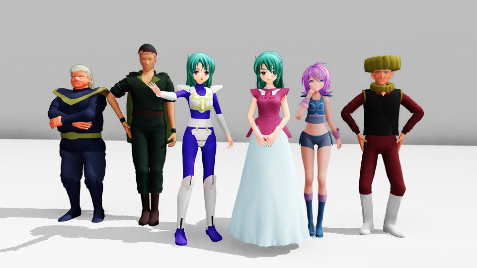 ダンバイン風キャラセットv1.0