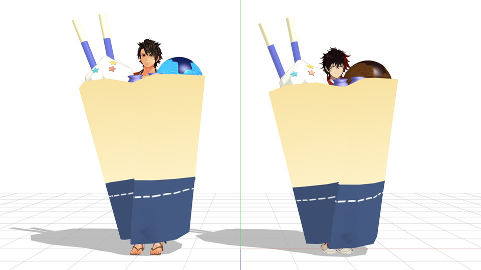 クレープコラボ風