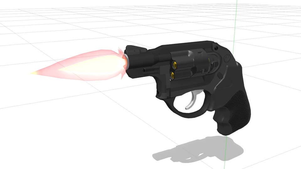 マズルファイアMMDモデル