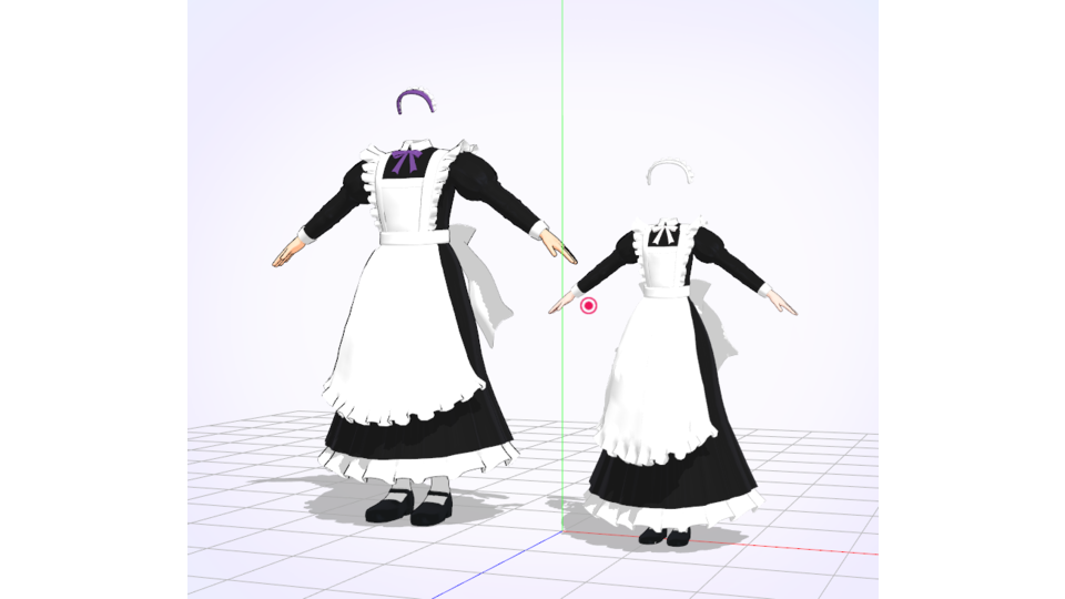 男女用メイド服